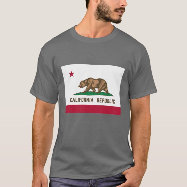California flag Oversized 2 T-Shirt (Front)