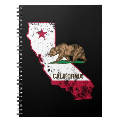 California Flag Patriotic Notebook