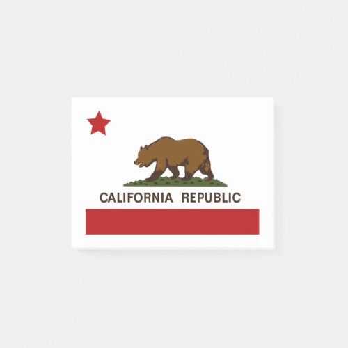 California Flag  Patriotic Post_it Notes