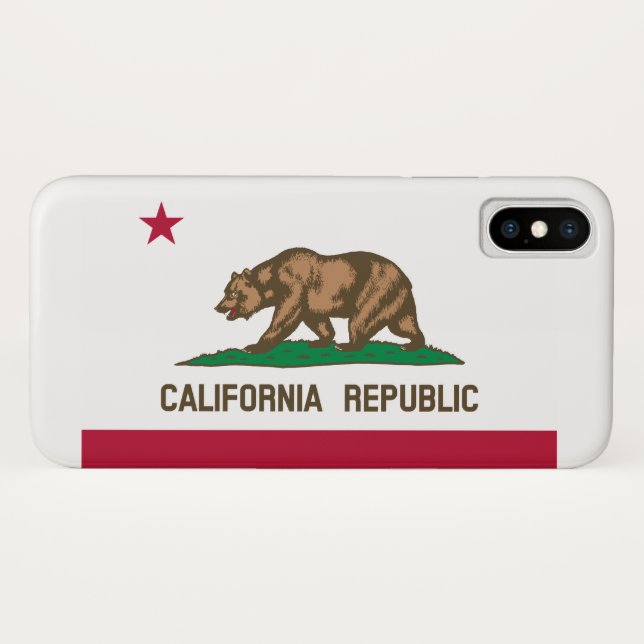 California flag phone case (Back (Horizontal))