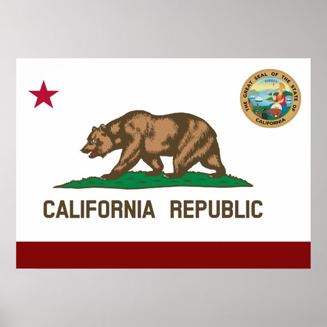 California flag poster (Front)