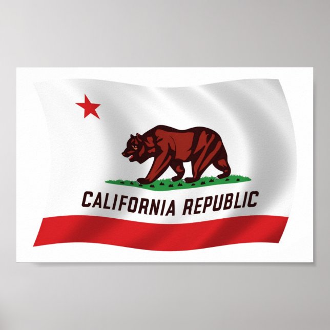 California Flag Poster Print (Front)