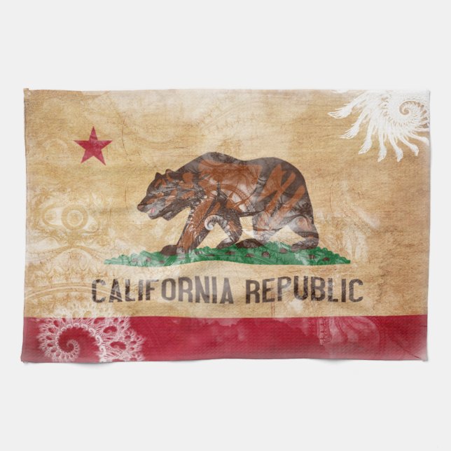 California Flag Towel (Horizontal)