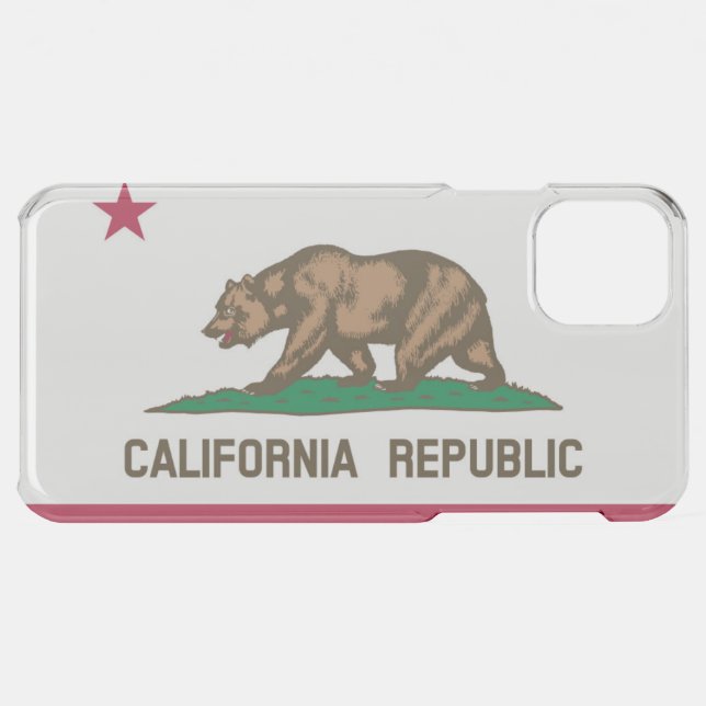 California flag uncommon iPhone case (Back (Horizontal))