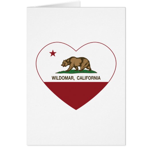 california flag wildomar heart (Front)