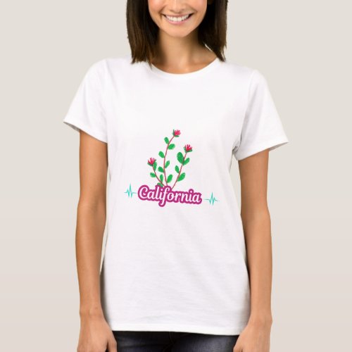 California Flower T_Shirt