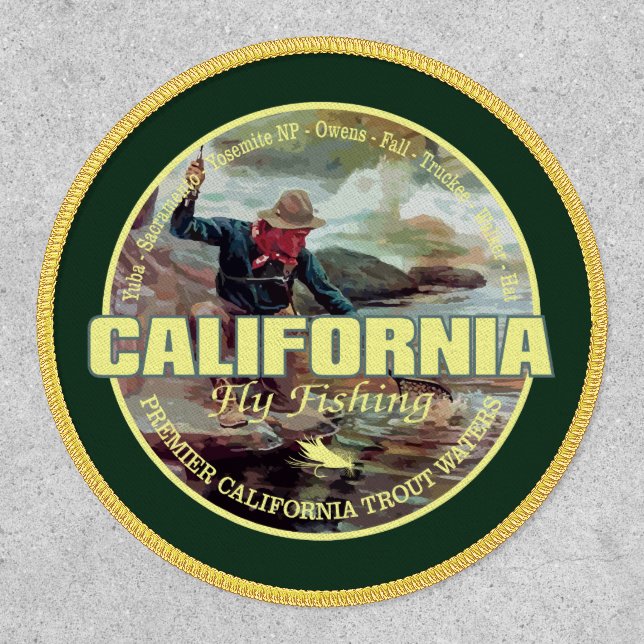 California Fly Fishing Patch (Front)