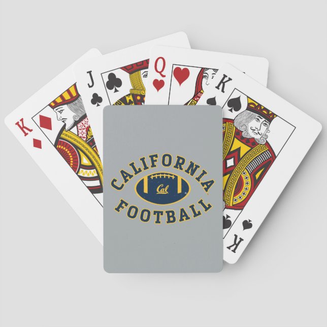 California Football | Cal Berkeley 5 Poker Cards (Back)