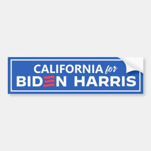 California for Biden Harris Bumper Sticker