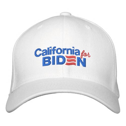 California for Biden Harris Embroidered Baseball Cap