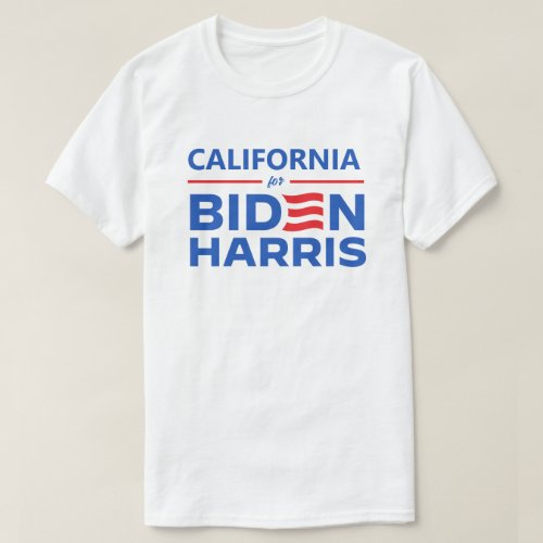 California for Biden Harris T_Shirt