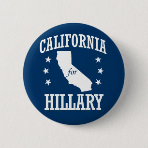 CALIFORNIA FOR HILLARY BUTTON