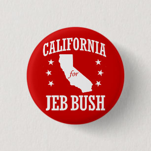 CALIFORNIA FOR JEB BUSH BUTTON