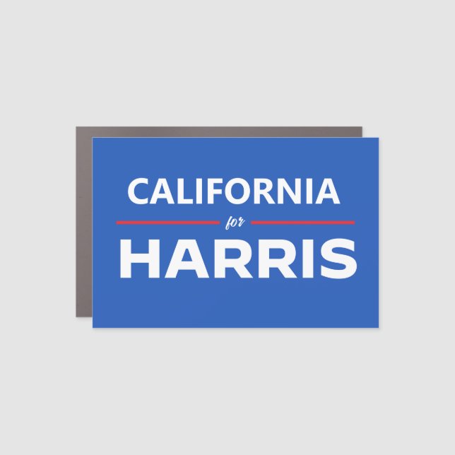 California for Kamala Harris Car Magnet (Front)