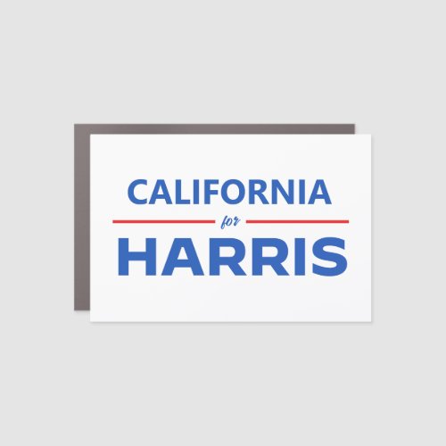 California for Kamala Harris Car Magnet