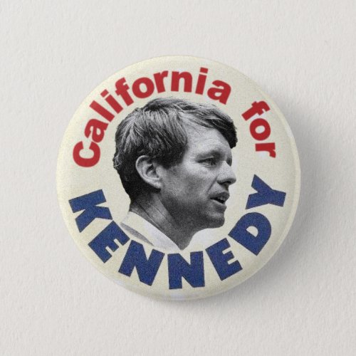 California for Kennedy button