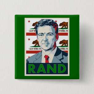 California for Rand Paul Button