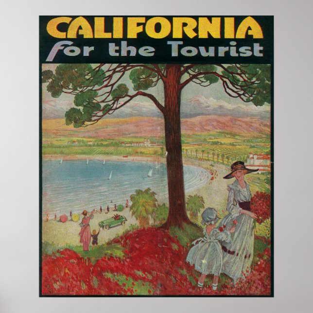 California For The Tourist Poster (Front)