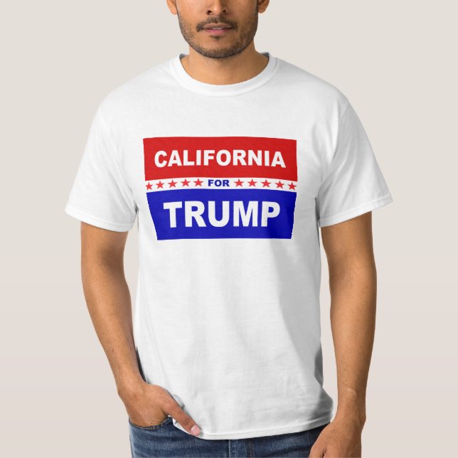 California For Trump T-Shirt (Front)