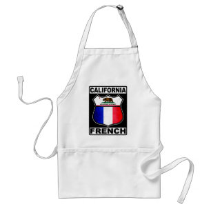 California French American Adult Apron