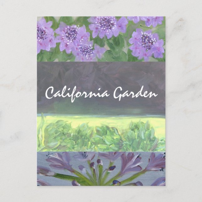 California Garden Postcard (Front)