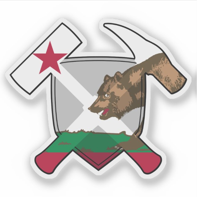 California Geologist Vinyl Sticker (Front)