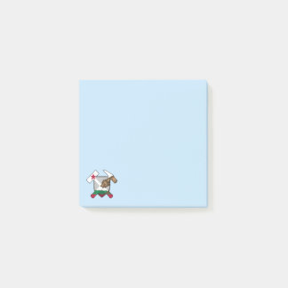 California Geologist's Rock Hammer Flag Logo Post-it Notes