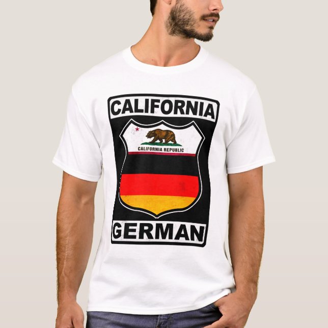 California German American T-Shirt (Front)