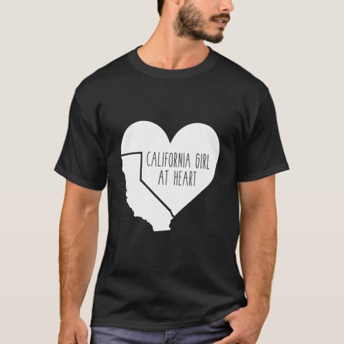 California Girl At Heart T_Shirt