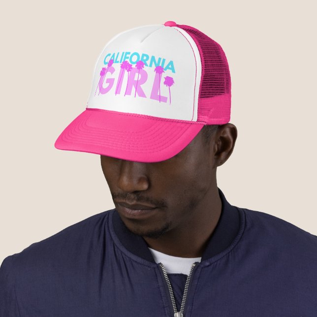 California GIrl Trucker Hat | Zazzle display picture 1