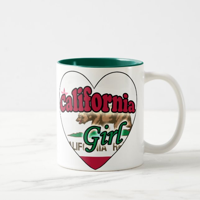 California Girl Two-Tone Coffee Mug (Right)