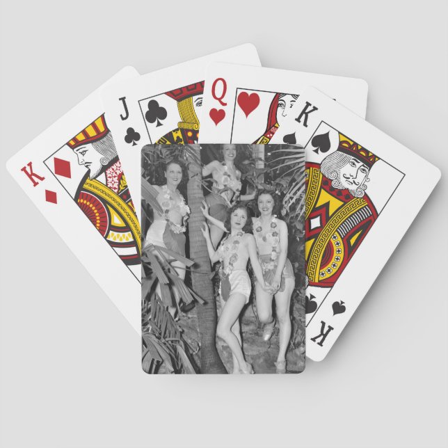 California Girls, 1930s Poker Cards (Back)