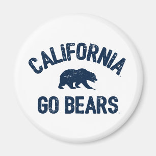California Go Bears Blue Magnet