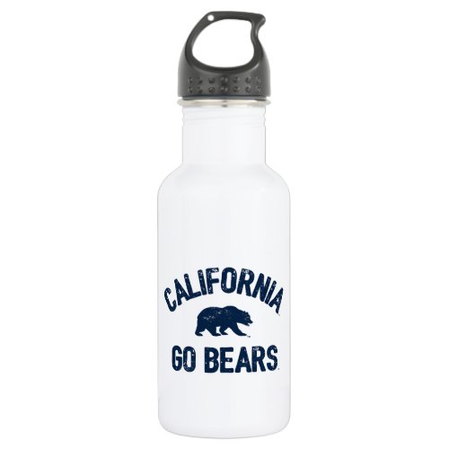 California Go Bears Blue Stainless Steel Water Bottle