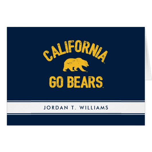 California Go Bears Gold (Front Horizontal)
