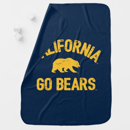 California Go Bears Gold Baby Blanket