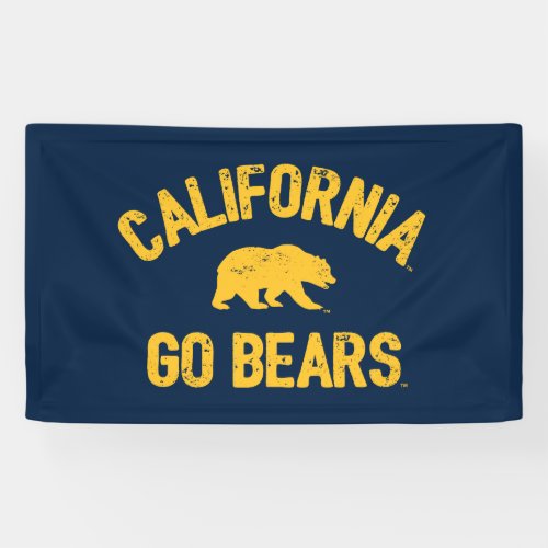 California Go Bears Gold Banner