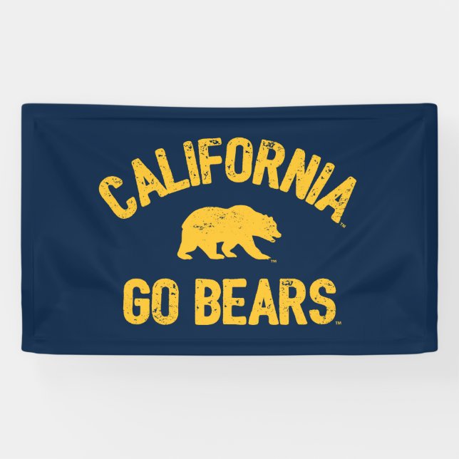 California Go Bears Gold Banner (Horizontal)