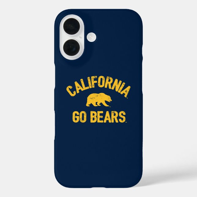 California Go Bears Gold Case-Mate iPhone Case (Back)