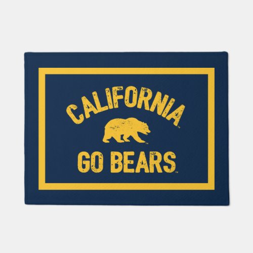 California Go Bears Gold Doormat