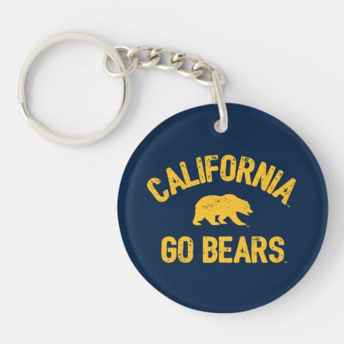 California Go Bears Gold Keychain