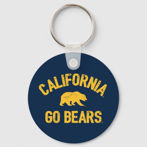 California Go Bears Gold Keychain