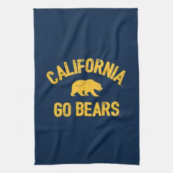 California Go Bears Gold Kitchen Towel by ucberkeley at Zazzle