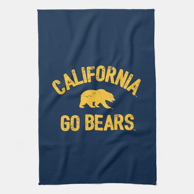 California Go Bears Gold Kitchen Towel (Vertical)