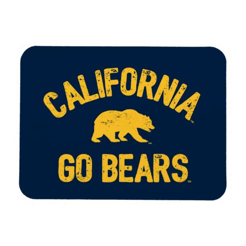 California Go Bears Gold Magnet