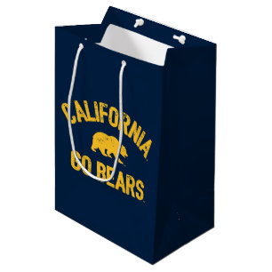 California Go Bears Gold Medium Gift Bag