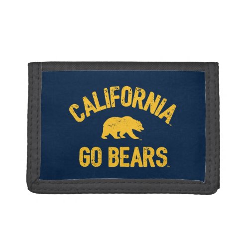 California Go Bears Gold Trifold Wallet