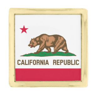 California Gold Finish Lapel Pin