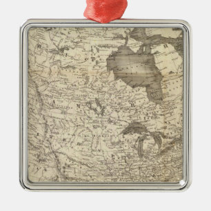 California Gold Rush Metal Ornament