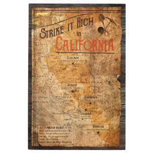 California Gold Rush Metal Print